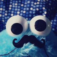 Hipster Cookie Monster!